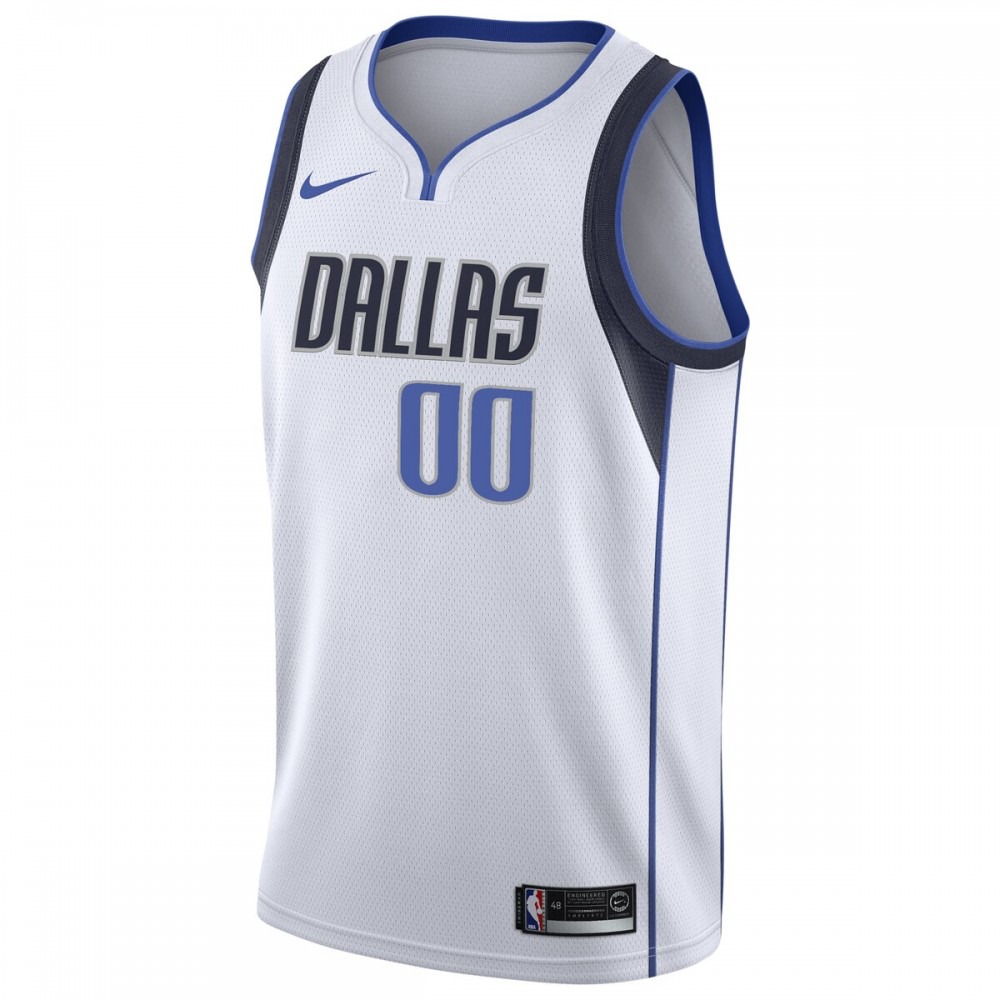 Dallas Mavericks Youth Custom Swingman Jersey White - Association Edition-Pro Kit Vault | Brand New 26/27 Sports Jerseys